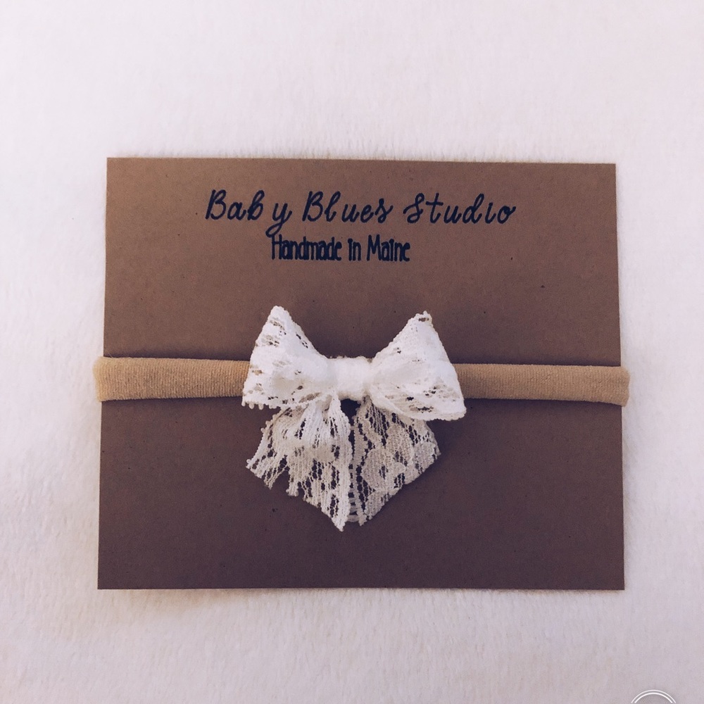Lace Bow Headband